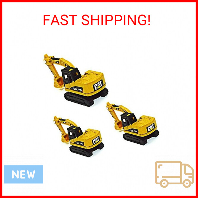 3X 1:160 N Scale Miniature Excavator Engineering Vehicle Diecast Mini Truck Mode