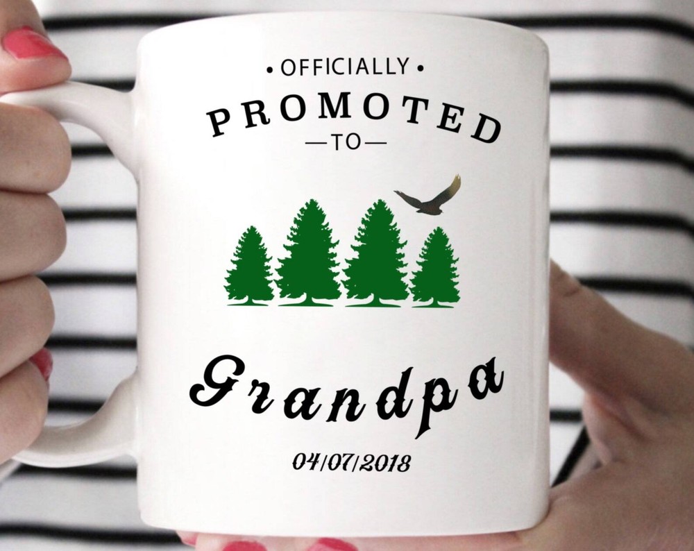 Promoted To Grandpa Mug Grandpa Mug New Grandpa First Time Grandpa Father's Day