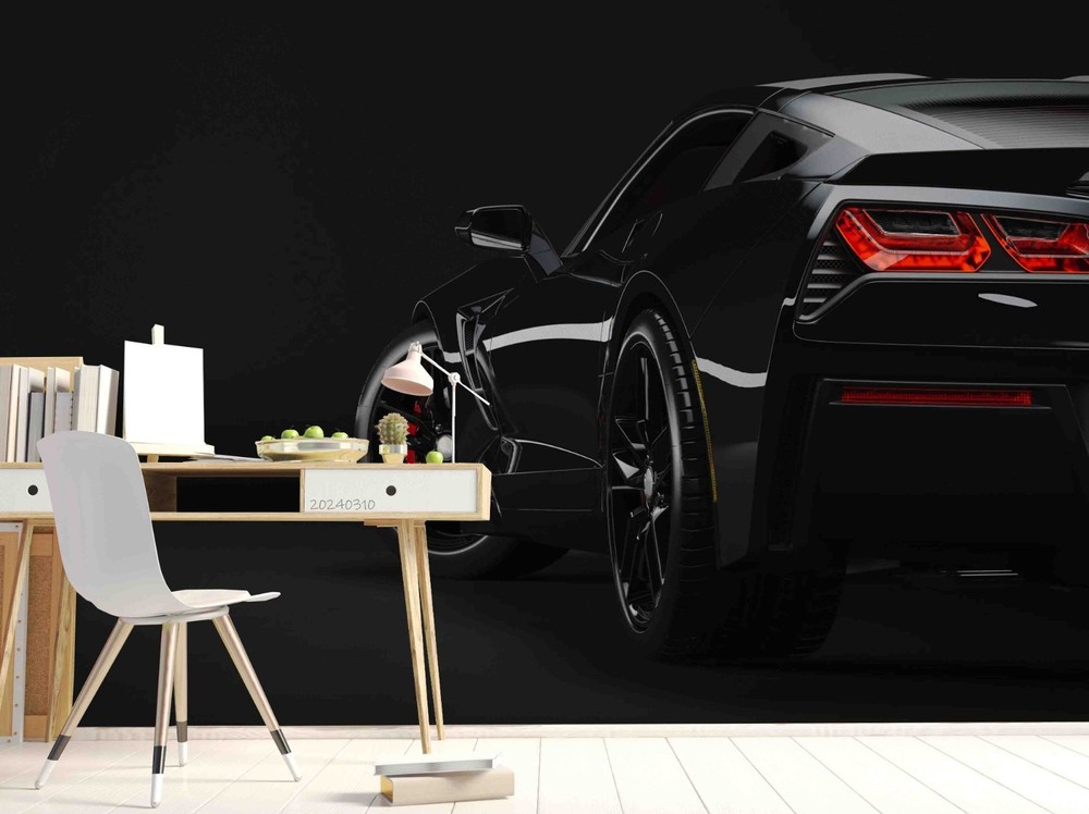 3D Sports Car Close-up Wall Murals Wallpaper Murals Wall Sticker 17