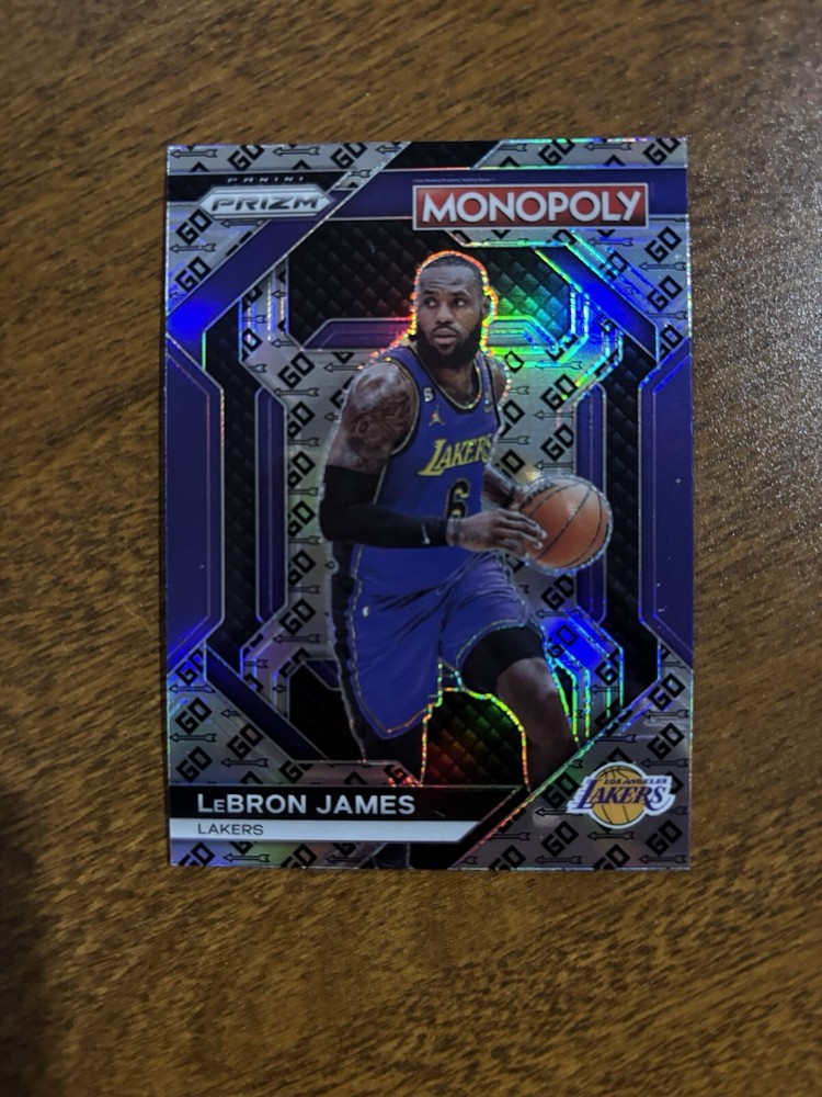 ✨ LeBron James 2023-24 Prizm Monopoly Go Space Holo Prizm SSP Lakers