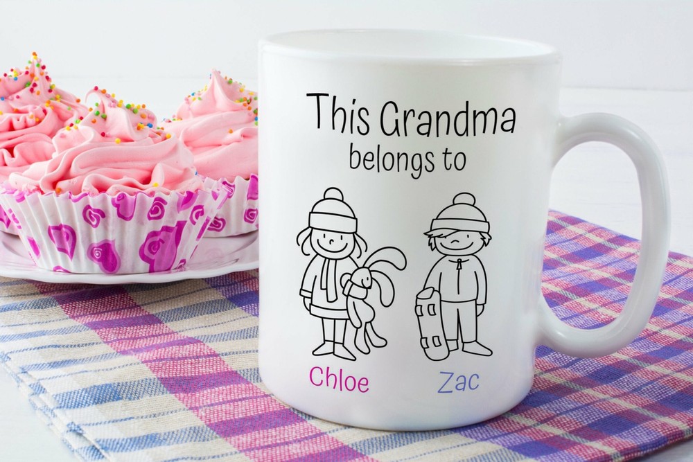 This Grandma Belongs To Ceramic Mug This Grandad Belongs To Mug Custom Family