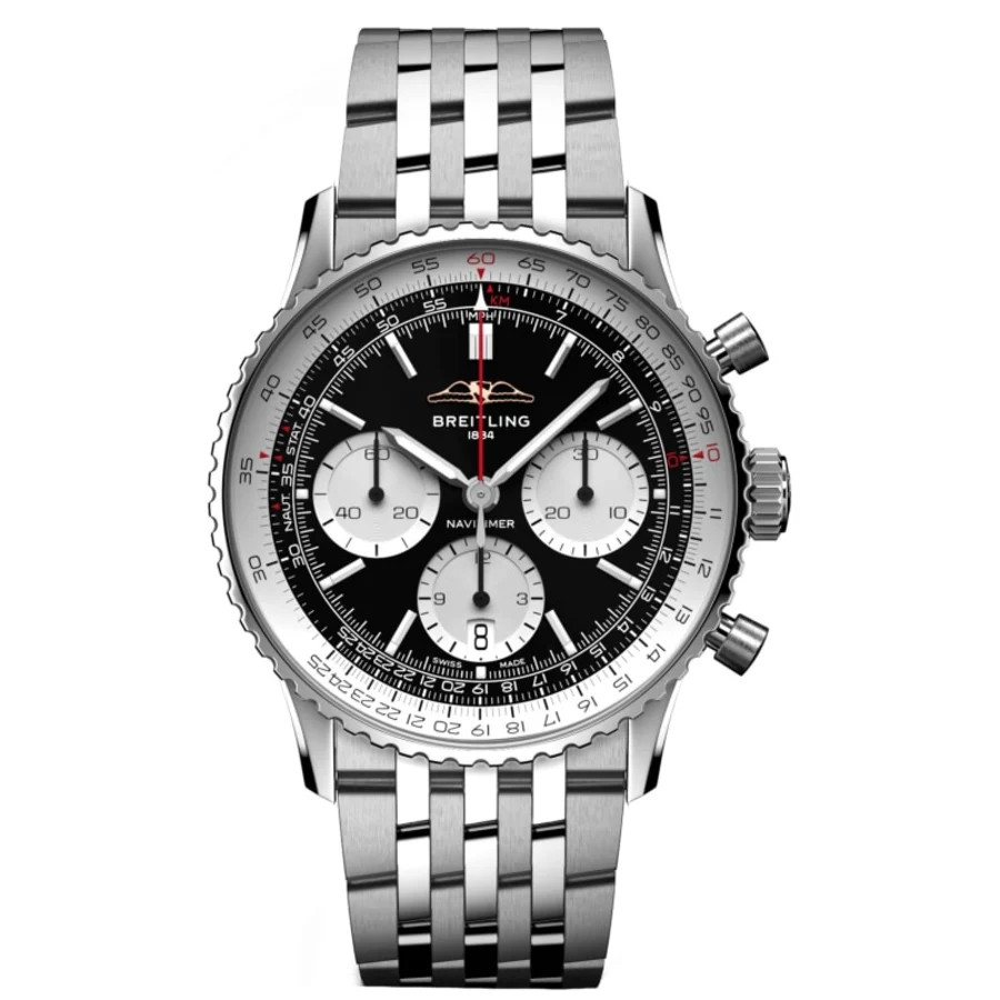 New Breitling Navitimer B01 Chronograph 41mm Automatic Mens Watch AB0139211B1A1