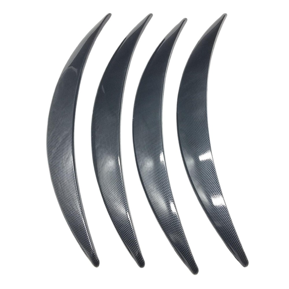4x Generic Car Wheel Eyebrow Arch Trims Practical Mudguards Flaring Protectors