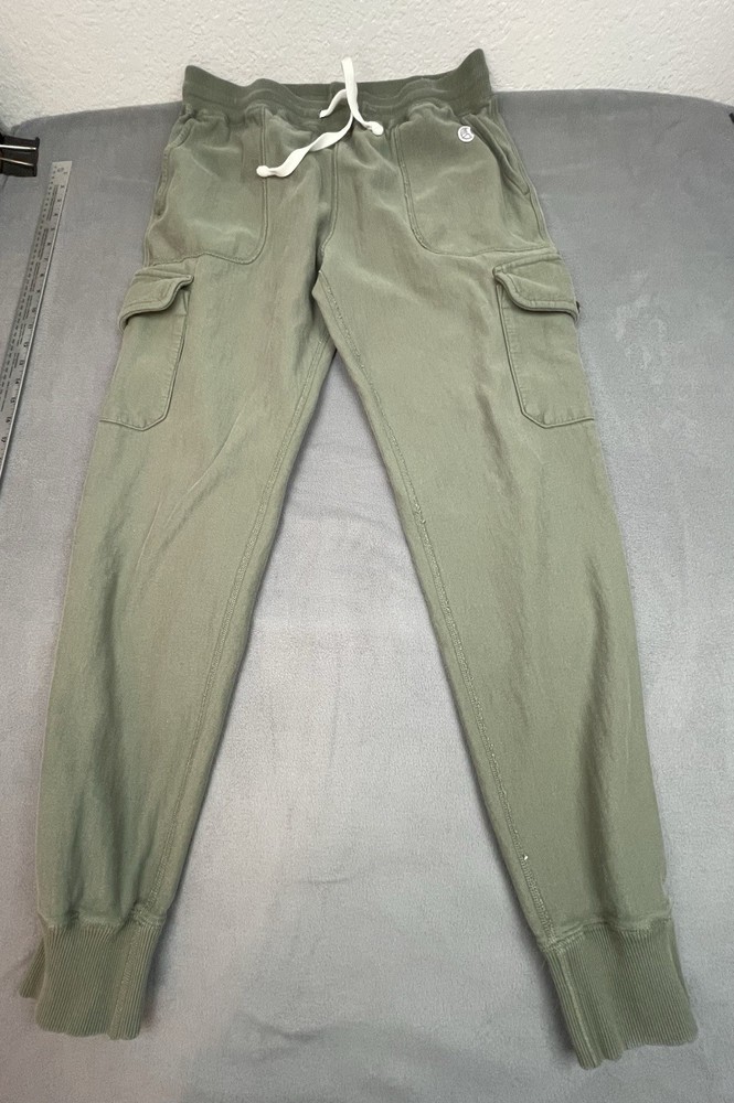 Champion Todd Snyder Sweatpants Mens Large Green Lightweight Cargo Drawstring