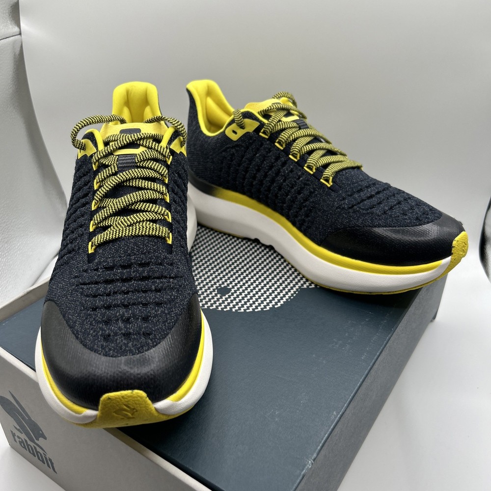 NEW Rabbit Dream Chaser Men's Black Yellow Running Shoes,SZ: 13 M, (NIB)