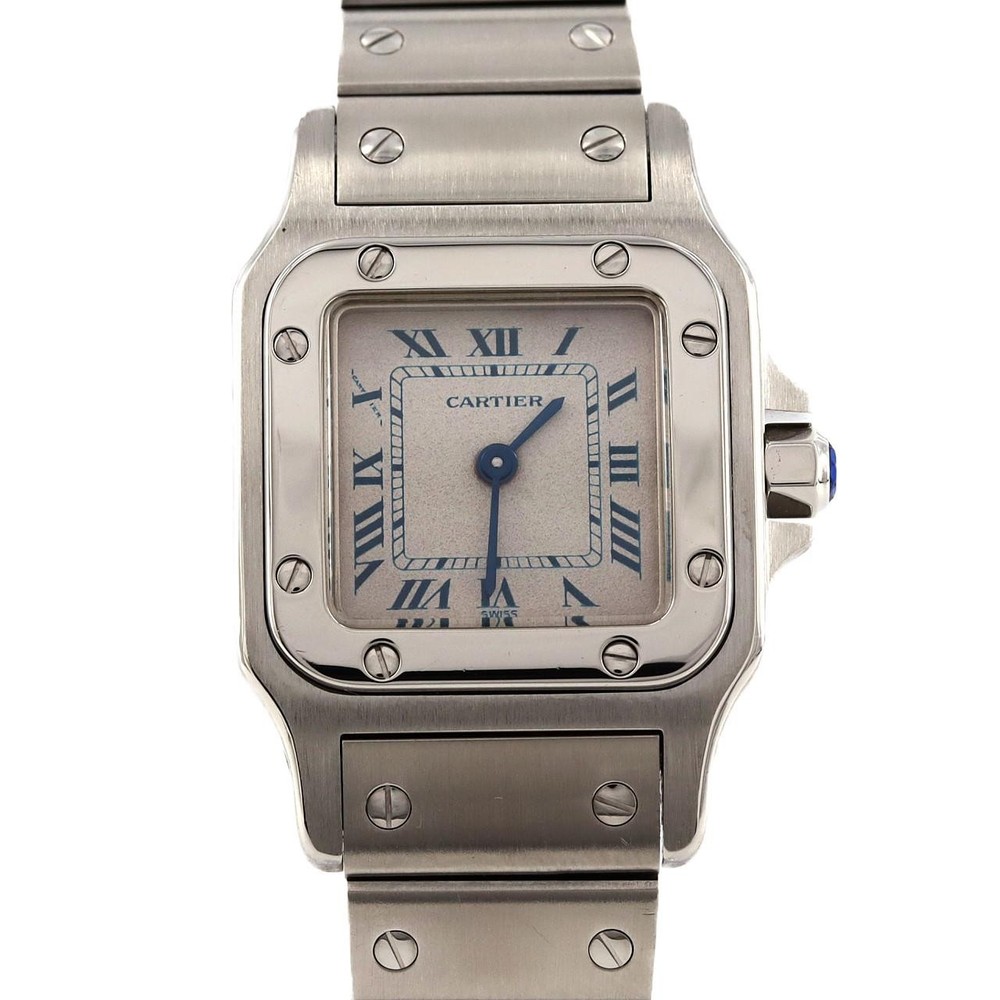 Cartier Santos Galbee SM W20017D6 Stainless Steel Quartz Watch 2600072996782