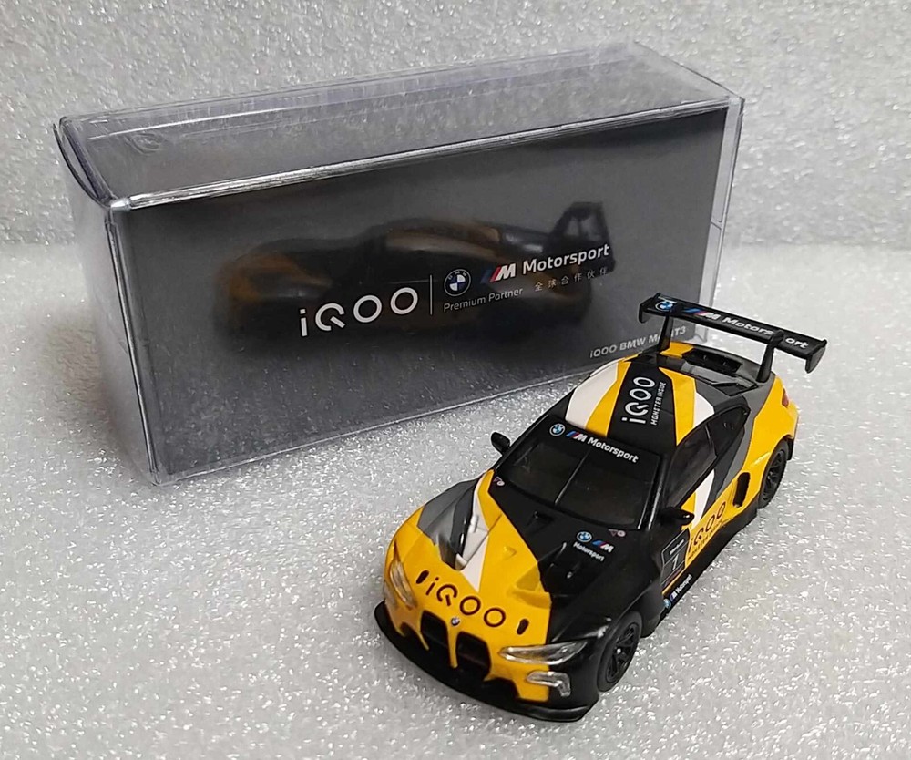 MINI GT X IQOO BMW M4 GT3 Diecast Model Mostersport Premium Partner ~ 1/64