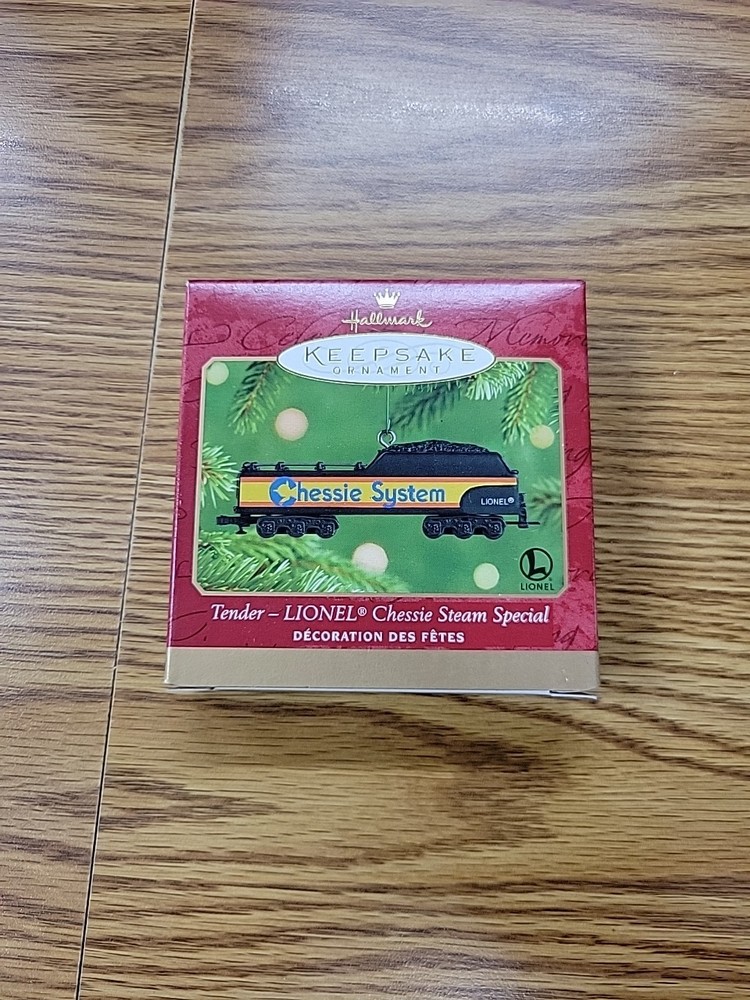 Hallmark Keepsake Lionel Chessie Steam Locomotive Train Ornament  