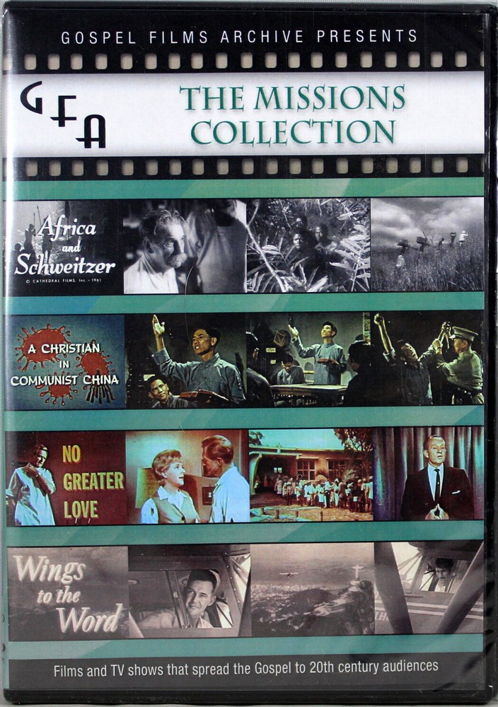 Gospel Film Archive Presents The Missions Collection NEW DVD 4 Documentary Films