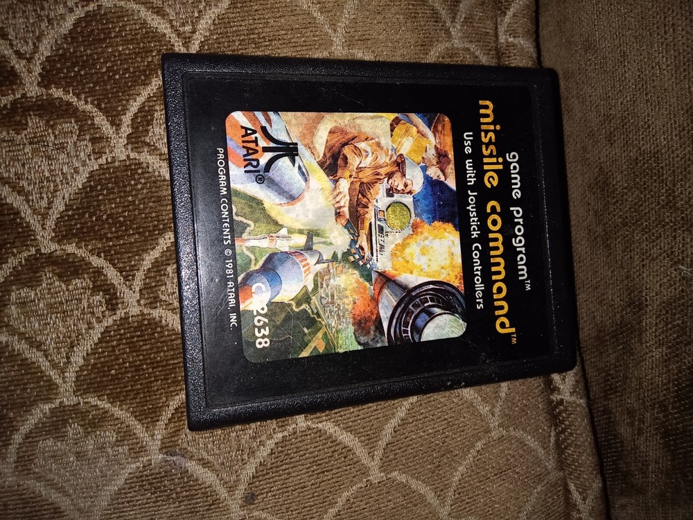 Atari 2600 Missile Command 1981 Tested Cartridge Only