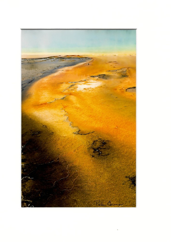 Thermal Wanderings Yellowstone Park USA Photographic 9x12 Matted Art Print + COA