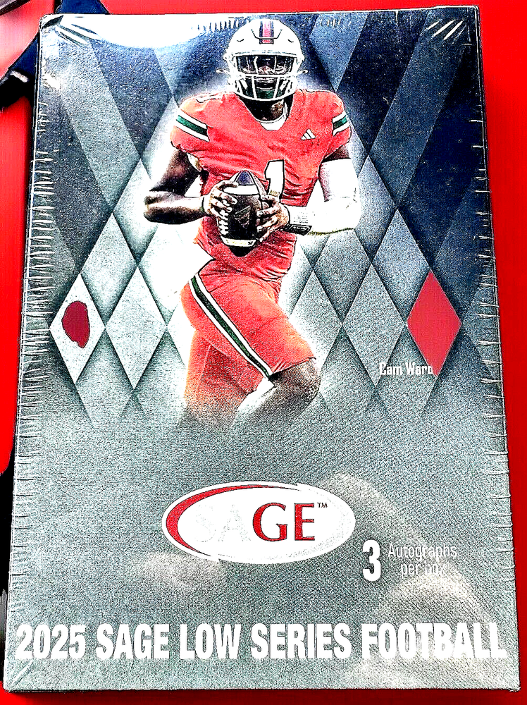 2025 Sage Low Series Football Trading Cards* *Blaster Box* *3 Autographs*