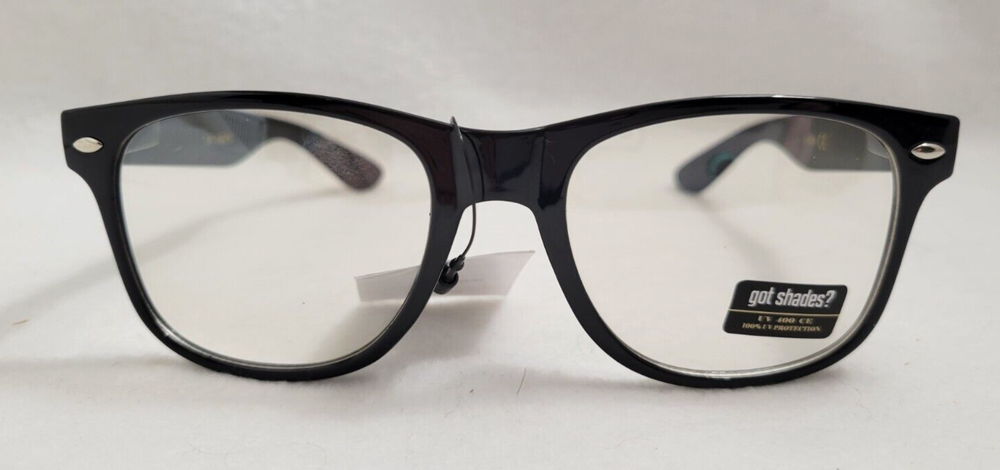 New UV400 Clear Classic Style Men’s Non-Prescription Nerd Glasses