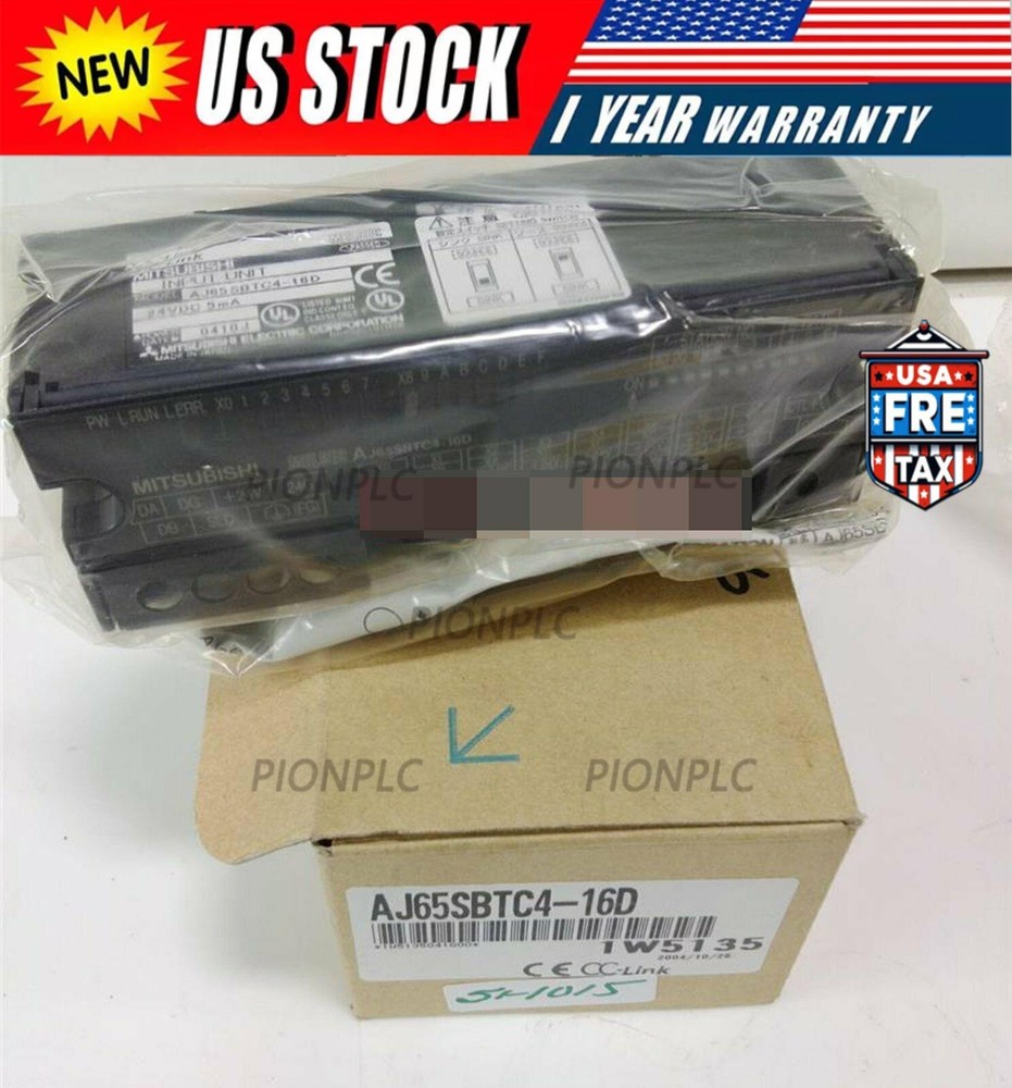 Mitsubishi AJ65SBTC4-16D PLC 1PC New Expedited Shipping AJ65SBTC416D US Free TAX