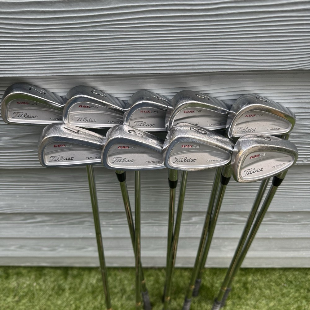 Titleist 695 CB Forged 2-PW Irons X-Stiff Dynamic Gold X100 Right Hand