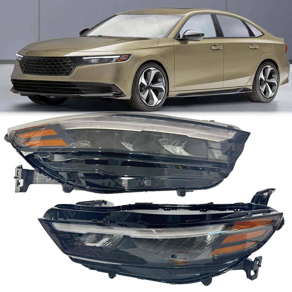 Pair For Honda Accord  2023 24 2025  LED Headlight Headlamp Assembly Left&Right