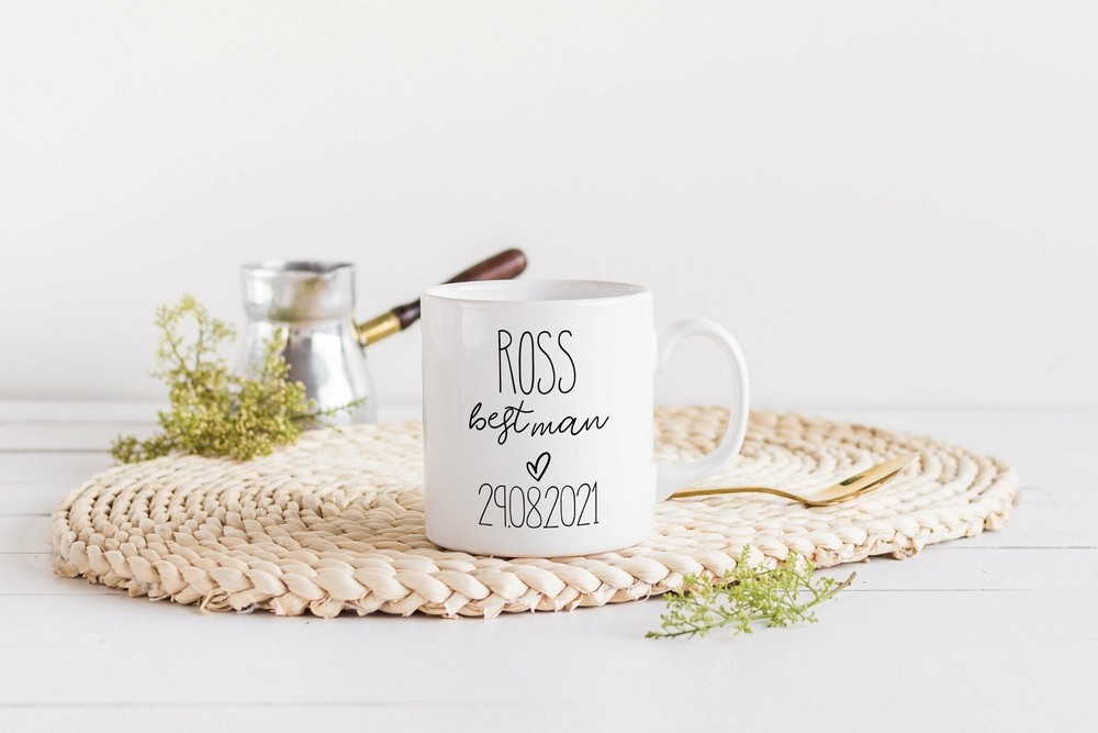 Best Man Mug Personalised Wedding Favour Ideas Mug Best Man Thank You Gift