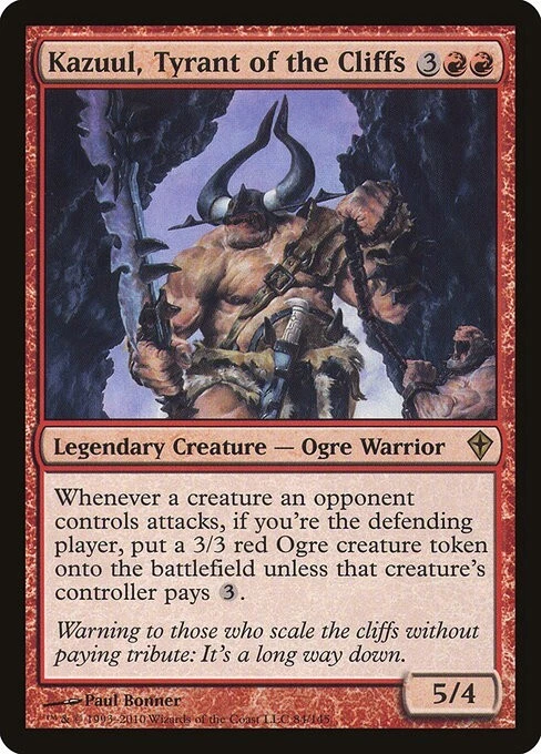 Kazuul, Tyrant of the Cliffs Worldwake Regular