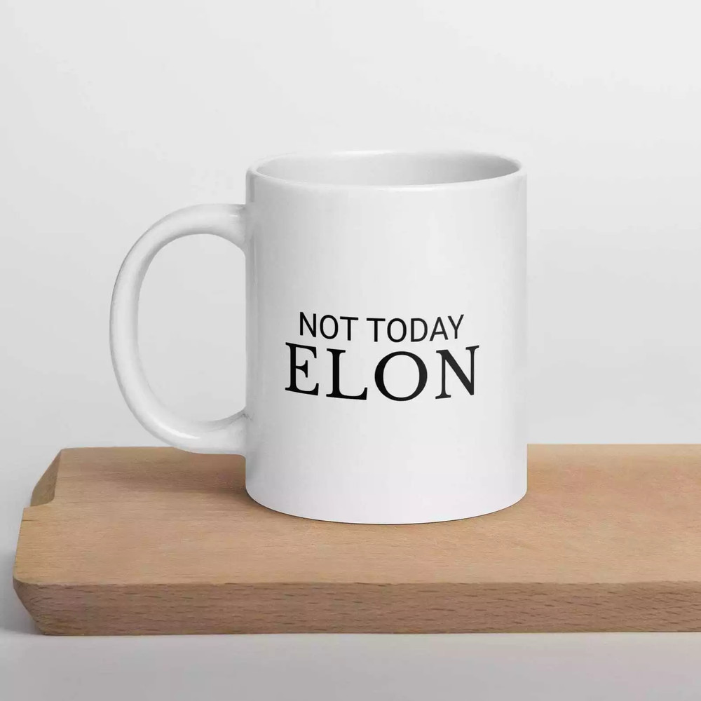 Anti-Oligarchy Pro-Democracy Anti-Elon Musk Ceramic Mug 11oz & 15oz
