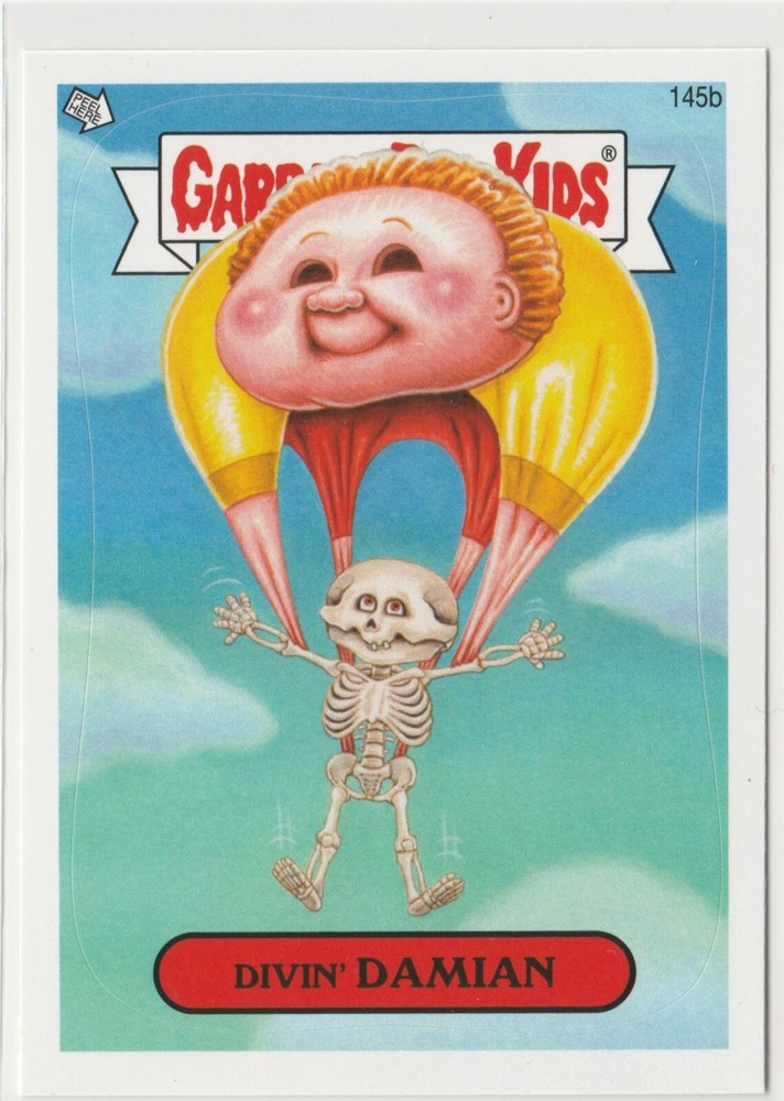Rare Divin' Damian #145b Garbage Pail Kids GPK 2013 Series 3 BNS3 Card