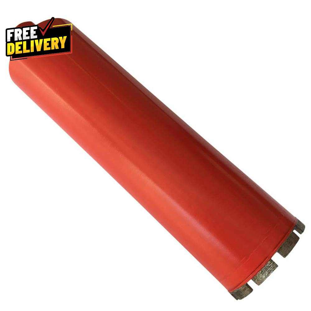 3  Wet Drill Core Bits for Concrete and Hard Masonry 10Mm Segment Height 14 D...