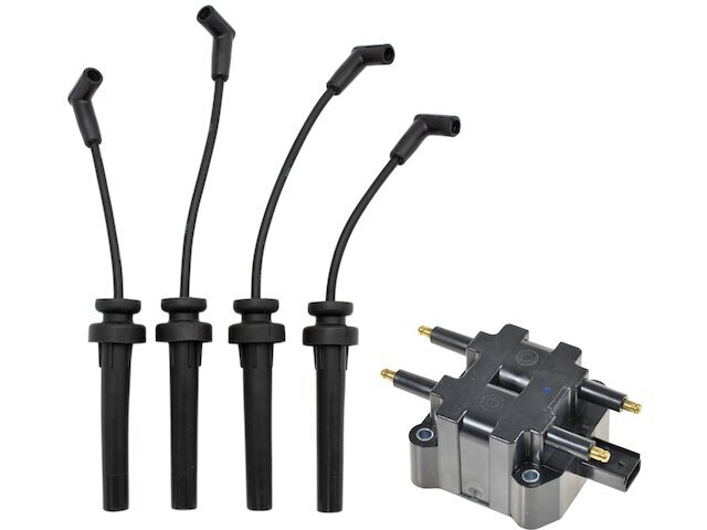 Ignition Coil and Spark Plug Wire Set fits Avenger 1995-1999 2.0L 4 Cyl 66GGND