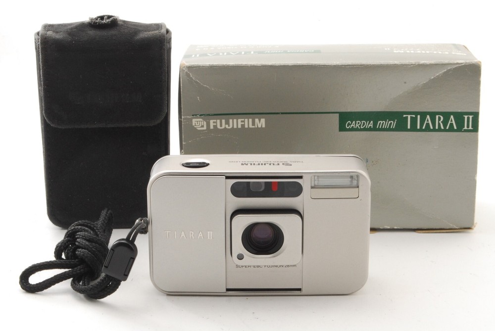 Fuji Fujifilm CARDIA Mini TIARA II 35mm Film Camera Mint Box Japan