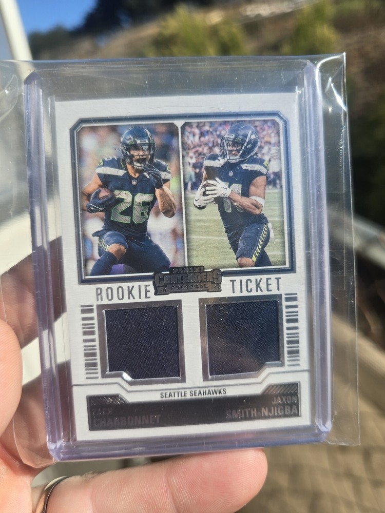 2023 Panini Contenders - RC Swatches Jaxon Smith-Njigba, Zach Charbonnet
