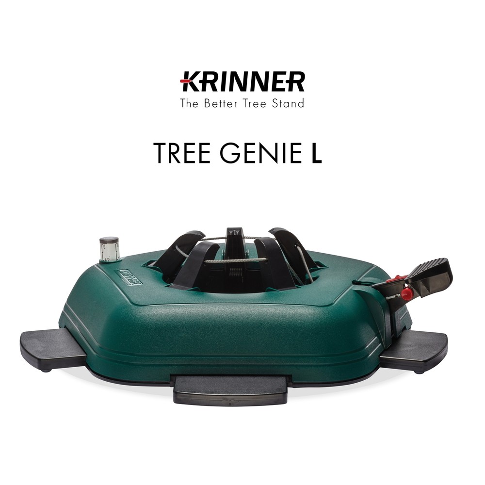 Krinner Tree Genie Large Deluxe Christmas Tree Stand with Water Level Indicator