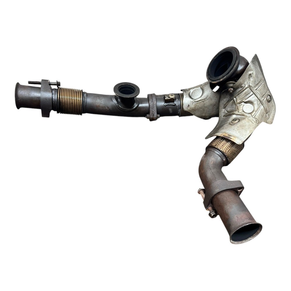 6.0L Turbo Exhaust Y Pipe for 03-04 Ford F250 F350 with Heat Shield