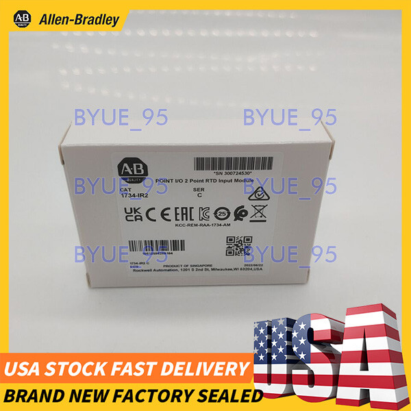 New Factory Sealed AB 1734-IR2 SER C POINT I/O 2 Point RTD Input Module 1734IR2