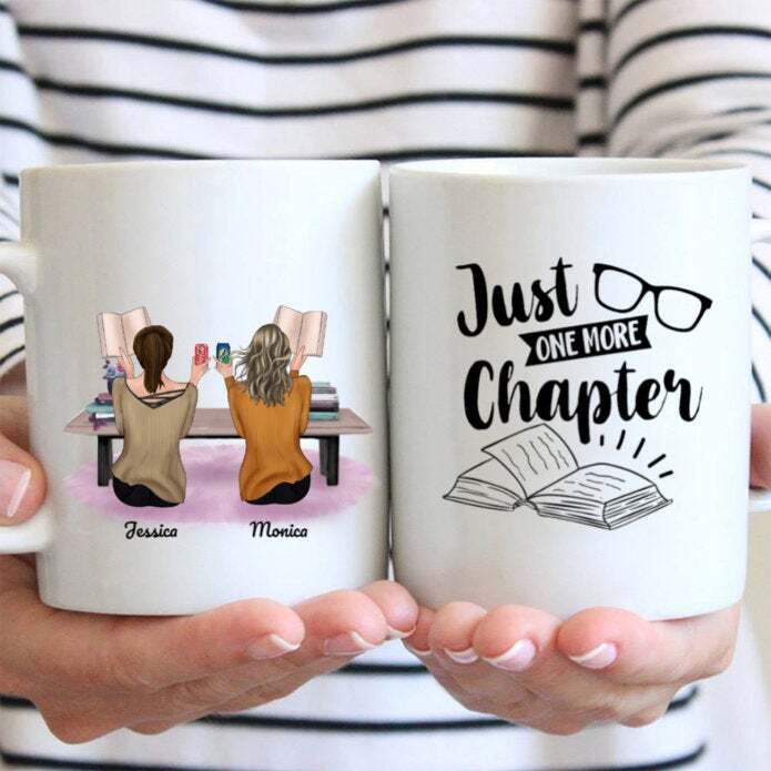 Just One More Chapter Personalized Mug Mug Cup Birthday Gift Personalized Coffee