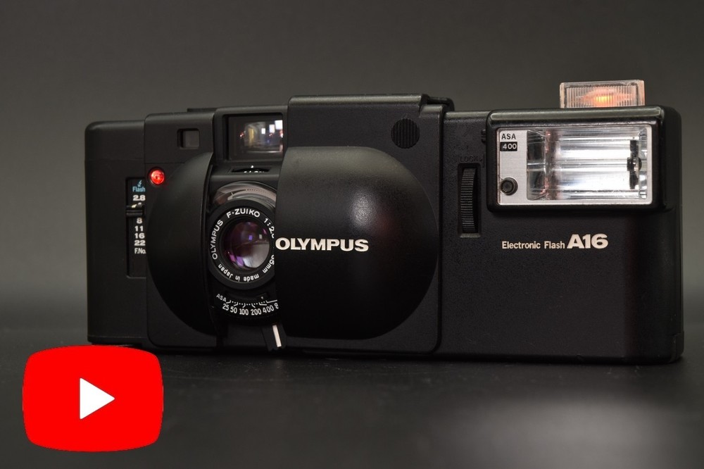 [Holiday Sale] Olympus XA Rangefinder A16 Flash 35mm Film Camera From JAPAN-image