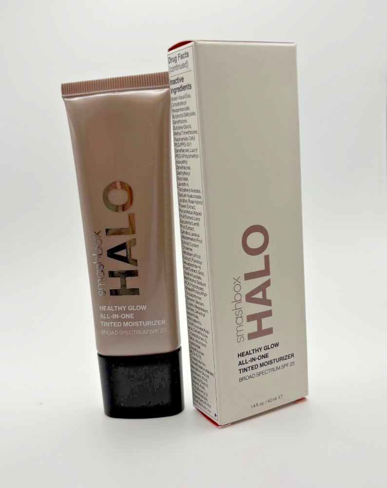 Smashbox Halo Healthy Glow Tinted Moisturizer SPF25 in Dark 1.4 fl oz New in Box