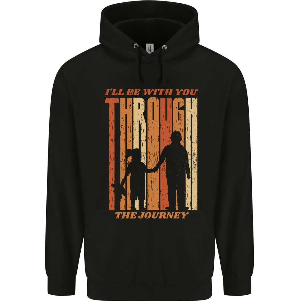 Fathers Day Daddy & Daughter Dad Papa Mens 80% Cotton Hoodie-image