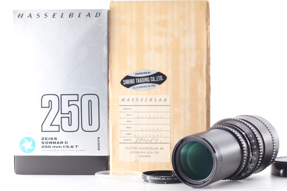 MINT Hasselblad Carl Zeiss Sonnar C 250mm f5.6 T* Lens Black Japan