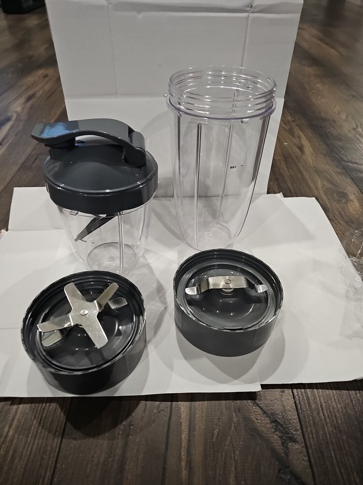 Nutribullet Replacement PP Cups and Blades Set Without Base  