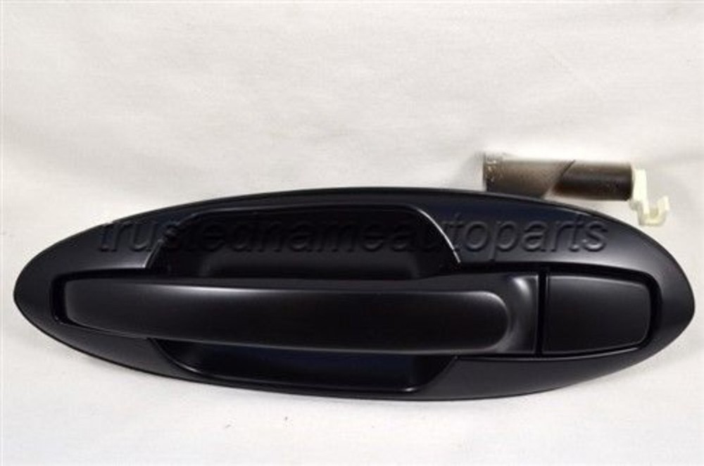 fits 2002 to 2005 Sonata Exterior Door Handle Rear Left Black