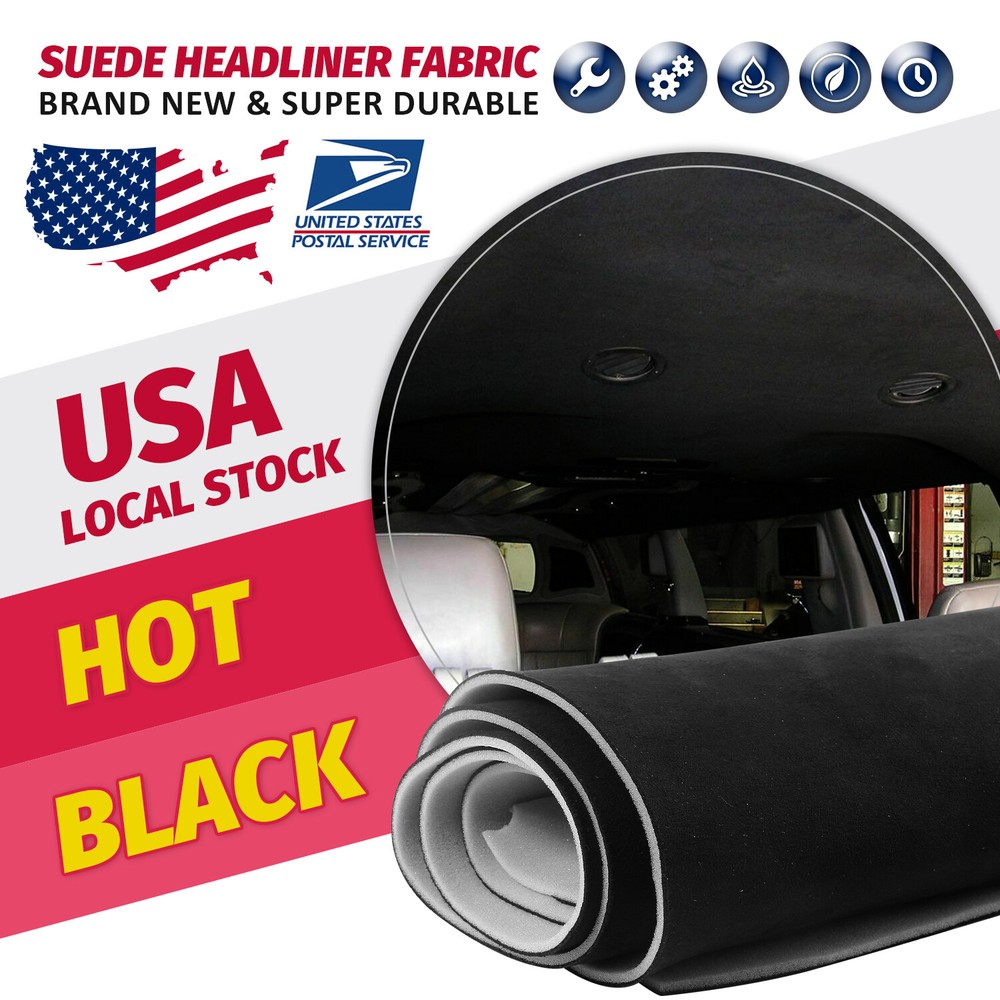 New Foam Backed Automotive Headliner Fabric Sunroof Upholstery Craft 79