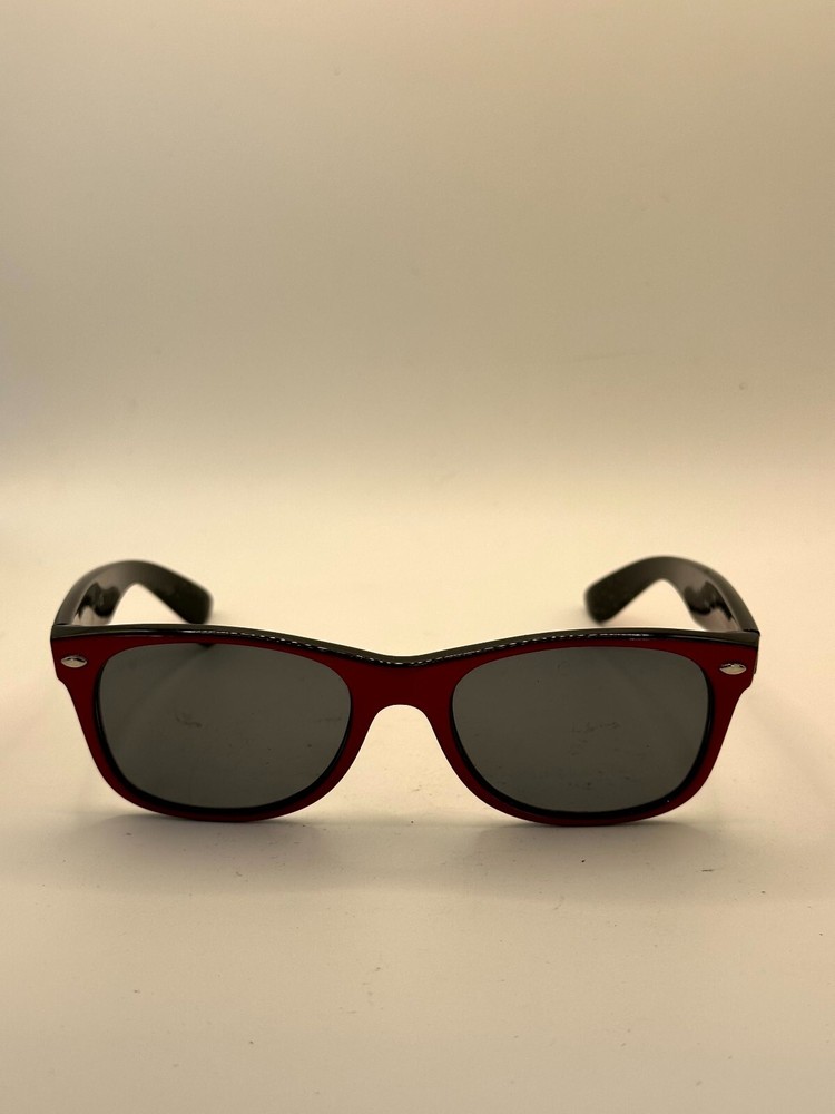 Ray-Ban Wayfarer RB2132 769 Polished Red On Black Full Rim Sunglass FRAMES ONLY