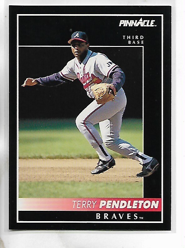 1992 Pinnacle Series 1 Terry Pendleton Card # 18