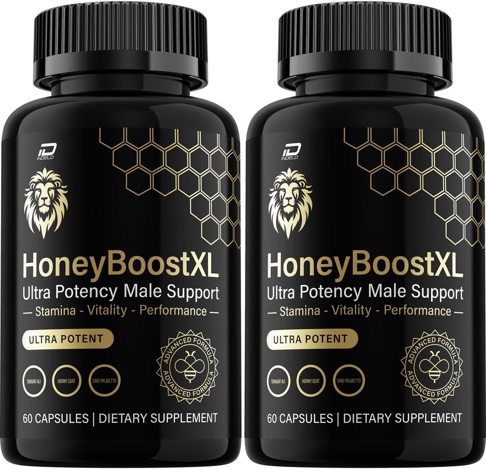 (2 Pack) Honey Boost XL for Men Capsules – HoneyBoost XL Vitamin Complex Energy