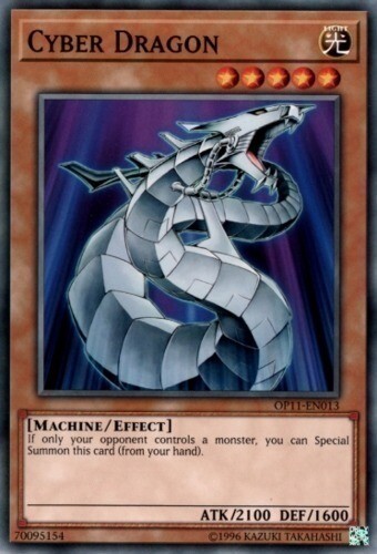 Cyber Dragon - OP11-EN013 - Common - Unlimited Edition NM YuGiOh!  OTS Tournamen