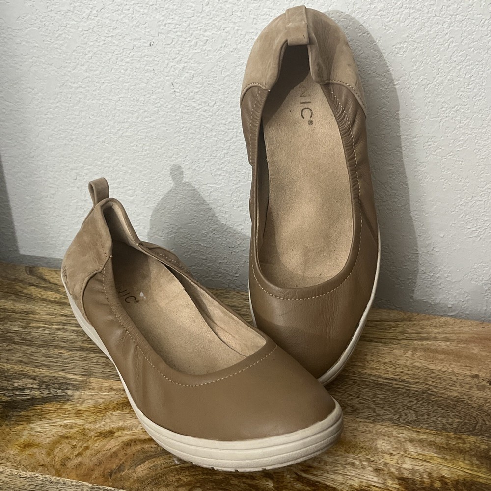 Vionic Women's Jacey Wedge Comfort Shoes Toffee Sz 7.5