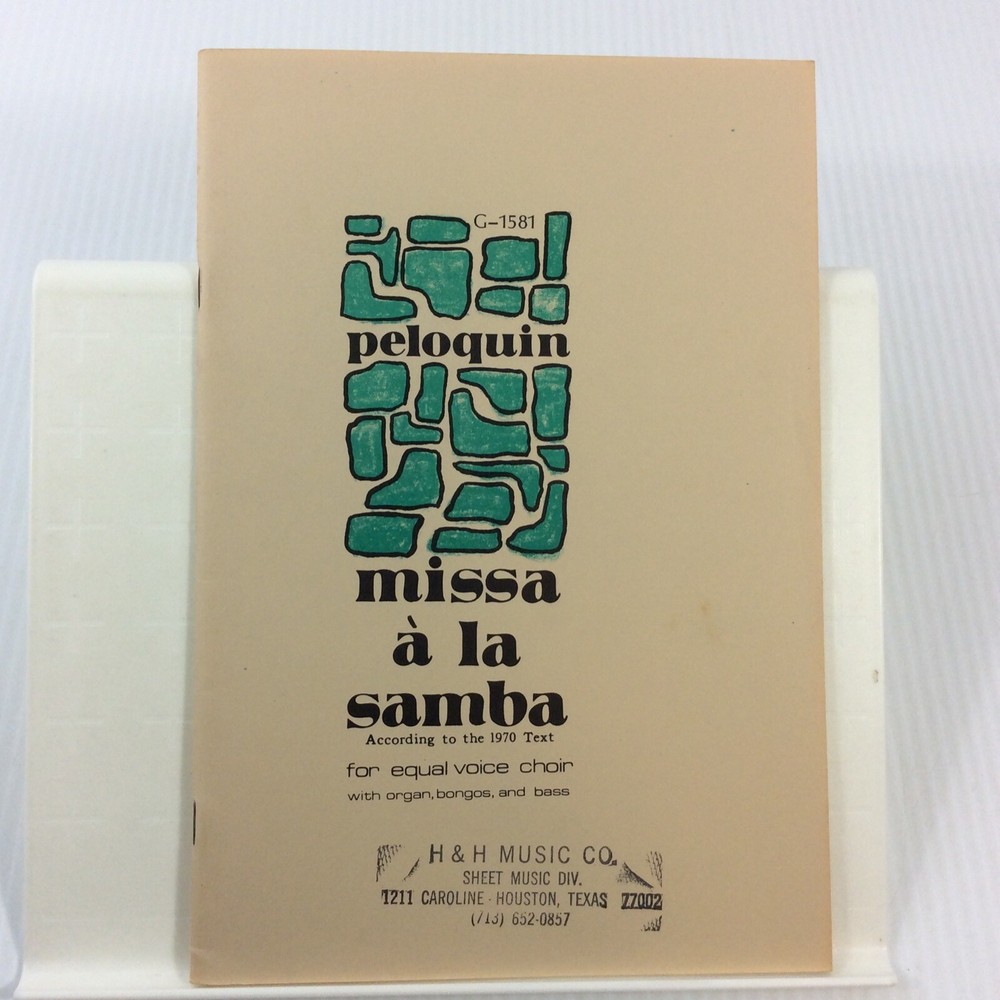 Missa A Aa Samba Peloquin 1970 Choral Music Songbook
