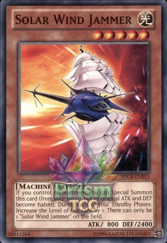 Solar Wind Jammer SDCR-EN013 Yu-Gi-Oh! Common Card