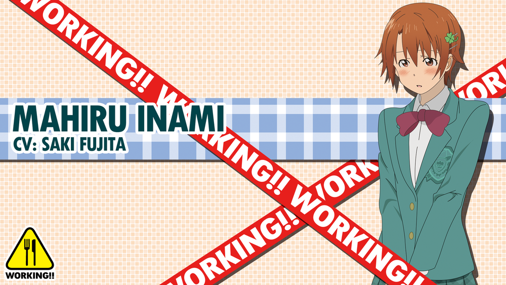 Anime Working Girls Inami Playmat Desk Mat 24x14in Stitched Edge