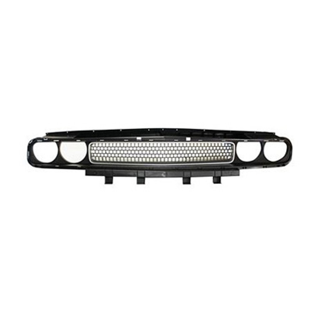 New Replacement Front Grille Silver & Black 104-2143