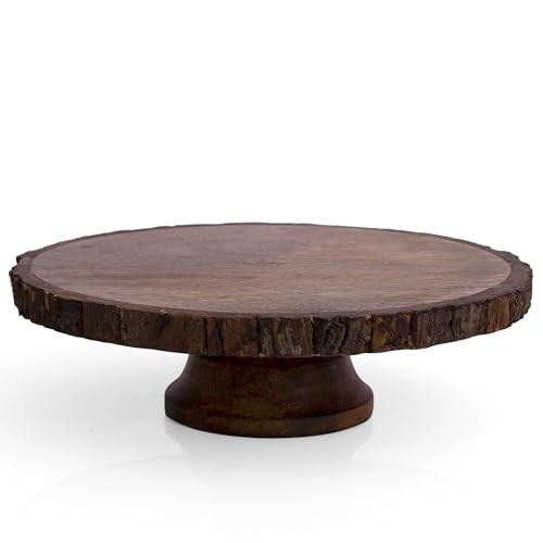 Elegant Wooden Cake Stand for Desserts Cupcakes and Snacks Food Display  