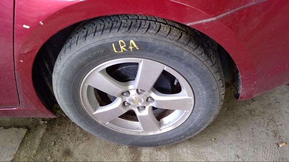 Wheel 16x6-1/2 Aluminum 5 Single Spoke Opt WR6 Fits 11-14 CRUZE 3935288